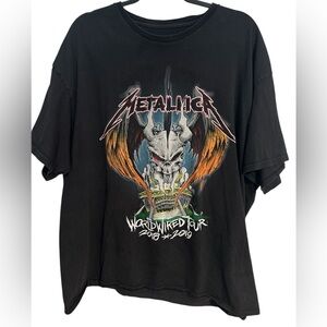 Metallica World Wired Tour 2018 2019 Concert Tee Size 2X